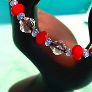 Oggie design lndian style beaded bracelet.